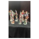 (6) PCS Estate Lenox Snowman Decor