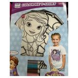 Disney Color Me T Shirt Sofia Size 4/5
