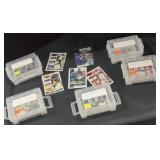 Lot Deal Of Football Cards With Cases ( Nico