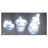 (3) PCS Estate Bybee Nick Nacs