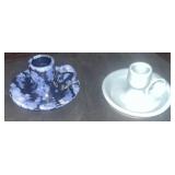 (2) PCS Estate Bybee Candle Holders