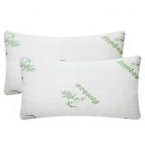 Queen Aloe Vera Bamboo Pillow Hypo Allergenic