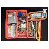 Tool Lot Deal (Screws, Connectors, Wire Brushes)