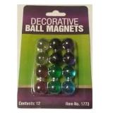 (72) Decorative Refrigerator Ball Magnets