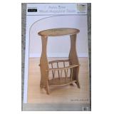 Palm Tree Wood Magazine Table