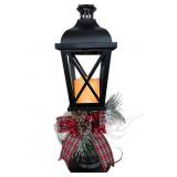 19.25 ï¿½ Metal Decorated Candle Holder wï¿½ Battery