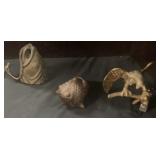 (3) PCS Brass Figures