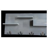 Decorative Wall Shelf wï¿½ Key/Hat Holders