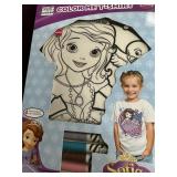 Disney Color Me T Shirt Sofia Size 6