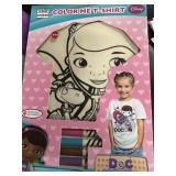Disney Color Me T Shirt Doc McStuffins Size 6