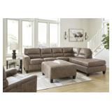 Ashley Navi Fossil 2-Piece Sectional