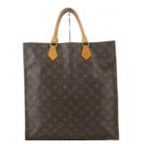 Louis Vuitton Monogram Sac Plat Tote Bag