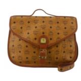 MCM Vintage Visetos Business Bag