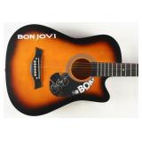 Autographed Jon Bon Jovi Acoustic Guitar