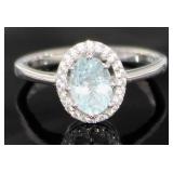 Natural Aquamarine Designer Ring