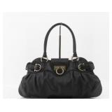 Salvatore Ferragamo Gancini Leather Shoulder Bag