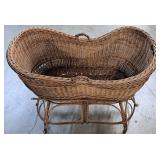 Wicker Baby Basket