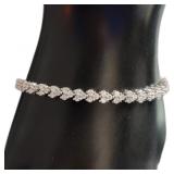 14kt Gold Brilliant 4.91 ct  Diamond Bracelet
