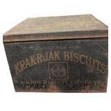 KRAK-Rï¿½JAK BISCUITS TIN UNION BISCUIT CO
