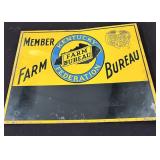 1956 Metal Farm Bureau Sign
