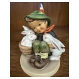 West Germany GOEBEL Boy Caring for Rabbits