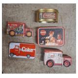 Lot dale of Coca-Cola tins
