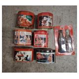 Box Dale of Cocoa cola tin cans.