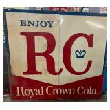 6ft 11 By 7ft 10 Wide RC Cola Sign