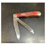 Case XX 2 Blade Red Handle Knife