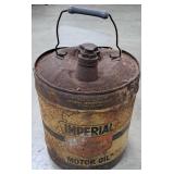 Imperial Motor Oil Can