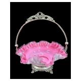 Victorian Brides Basket wï¿½ Fenton