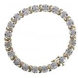 Two Tone 1.00 ct Diamond Designer Bracelet