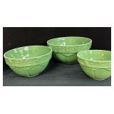 Beautiful 3 Pc Mixing Bowl Set