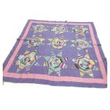 Beautiful Star Hand Stitched Quilt