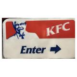KFC ENTER & EXIT SIGNS
