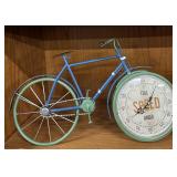 Full Speed Ahead Bicycle Clock