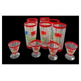 (10) Mid Century Glasses