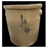 Antique Salt Glazed Bee Sting 4 Gallon Crock