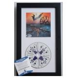 BRAD PAISLEY AUTOGRAPHED CD & BOOKLET DISPLAY