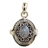Genuine Moonstone Locket Pendant