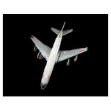 Vintage TWA Metal Friction Airplane