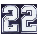 Autographed Emmitt Smith Stat Jersey