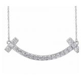 Brilliant 1.33 ct T Smile VS Lab Diamond Necklace