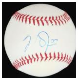 Autographed Mike Trout OML Baseball