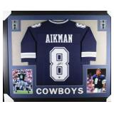 Autographed Troy Aikman Framed Jersey