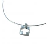 Tiffany & Co. Roman Cross Pendant Necklace