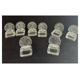 (8) 1950s Fostoria Individual Seashell Salts