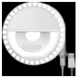 LED Selfie RING LIGHT Rechargeable & Adjustable