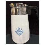 Cornflower Corning Ware Coffee Pot (W