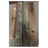 (4) PCS Wooden Levels